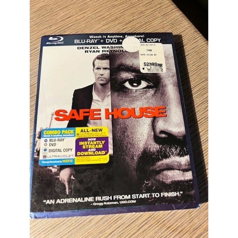 Safe‎ House Blu-Ray & Dvd